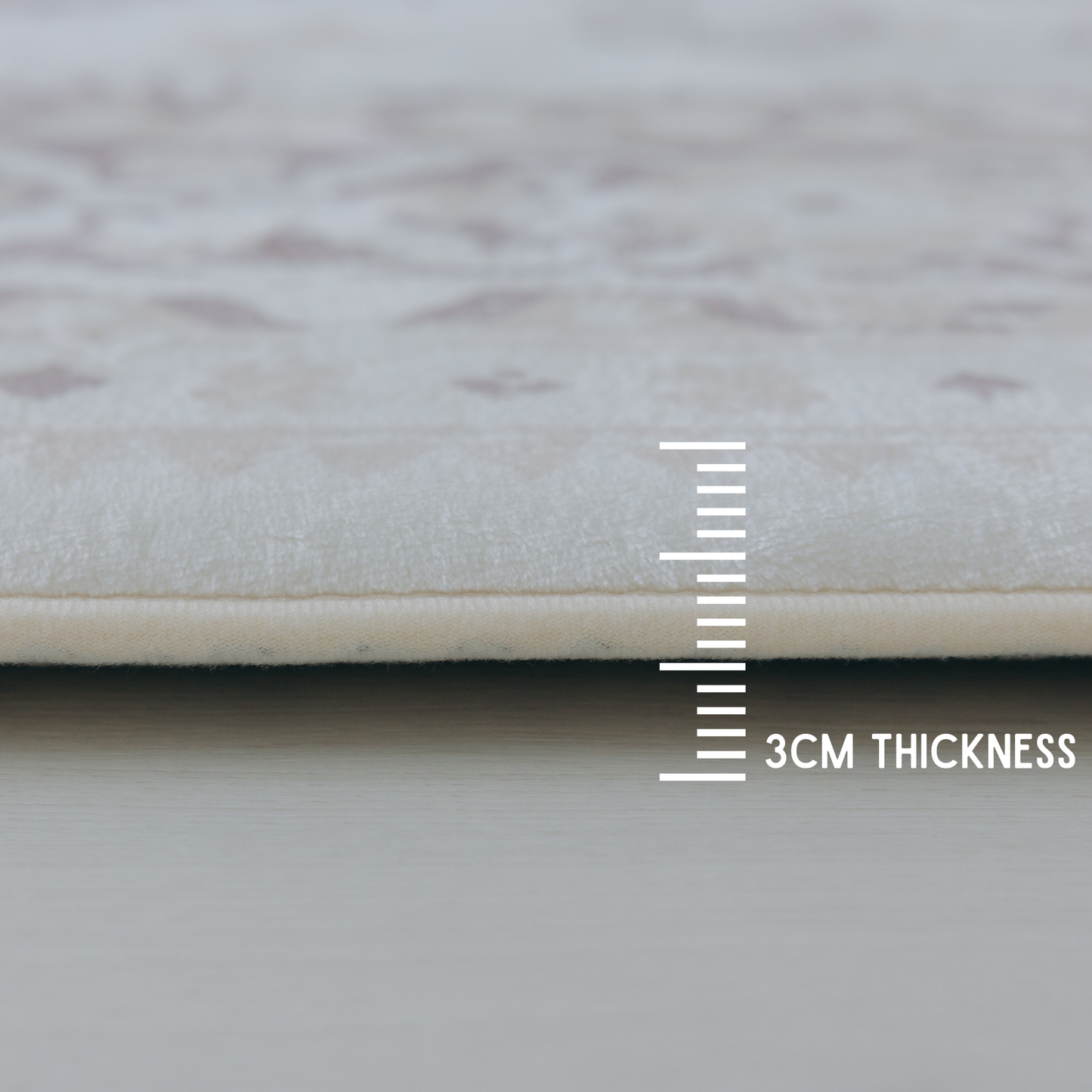 Beige Distressed Persian Soft Play Mat