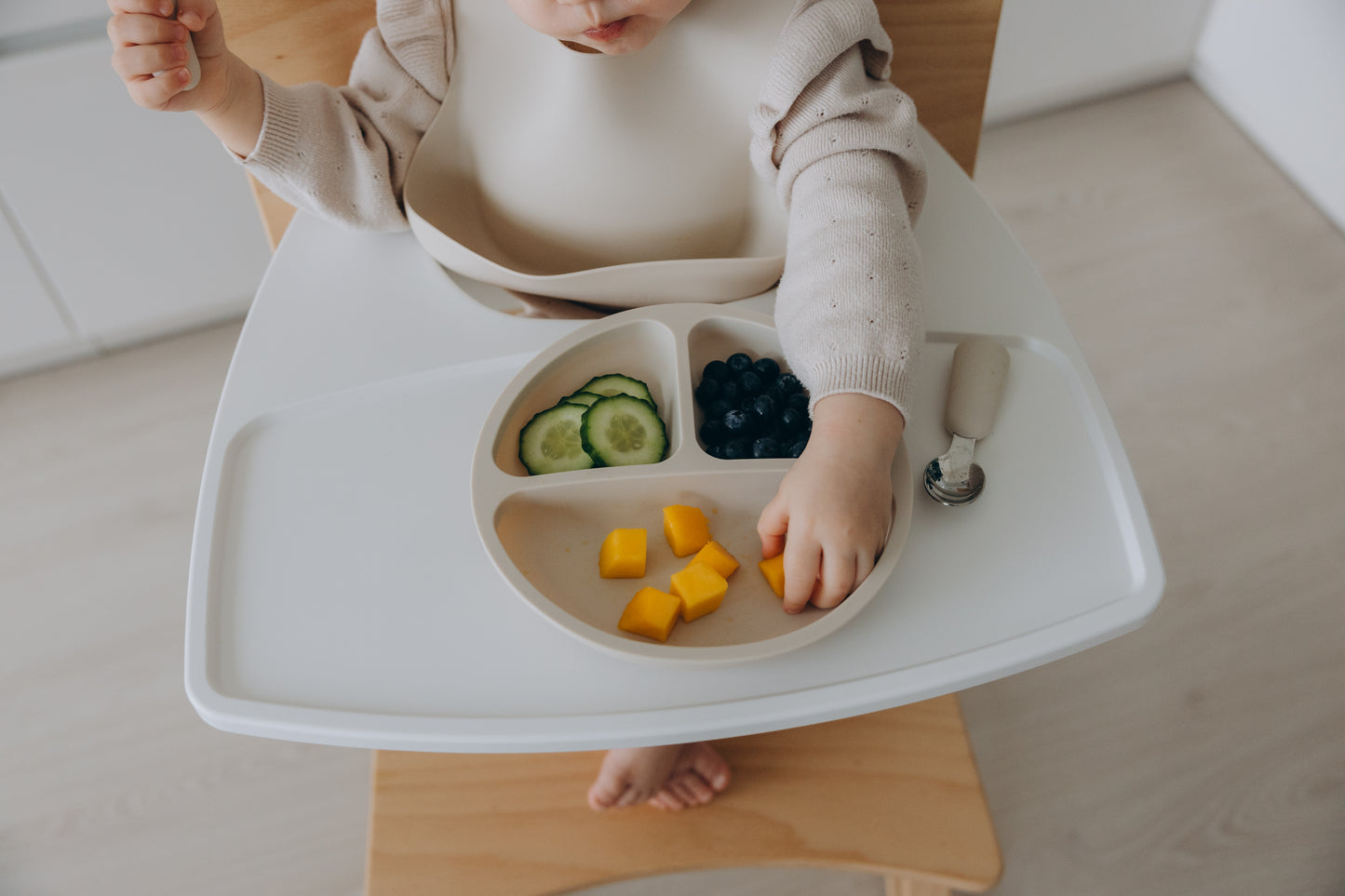 2 Piece Silicone Divider Suction Plate for Baby and Toddler