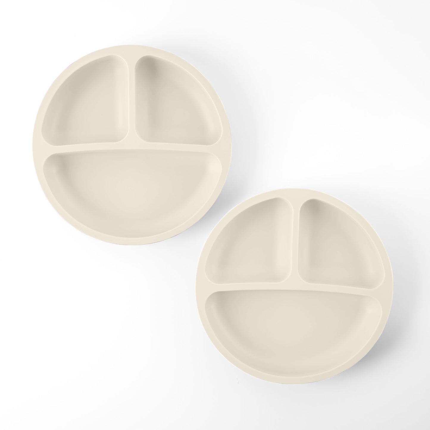 2 Piece Silicone Divider Suction Plate for Baby and Toddler