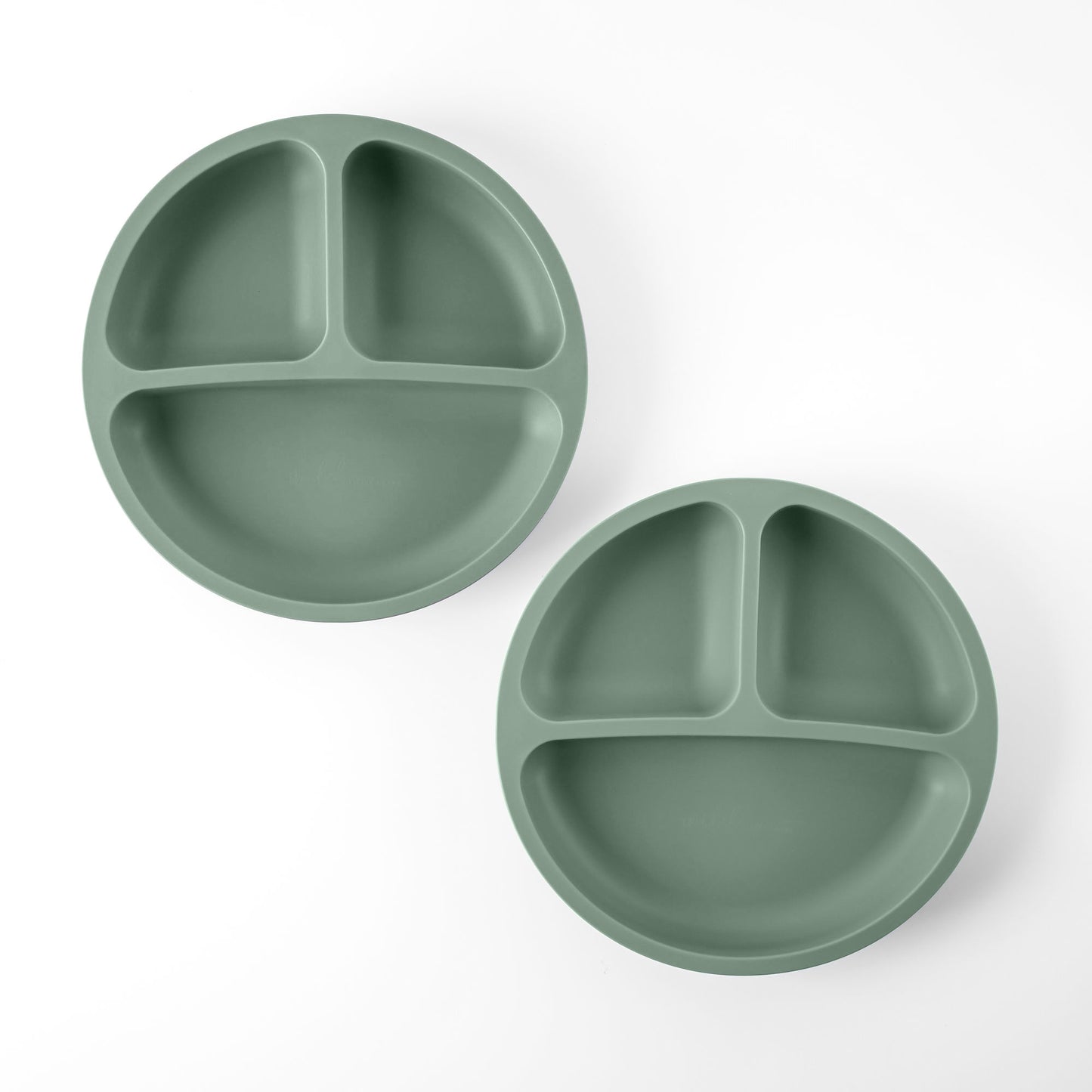 2 Piece Silicone Divider Suction Plate for Baby and Toddler