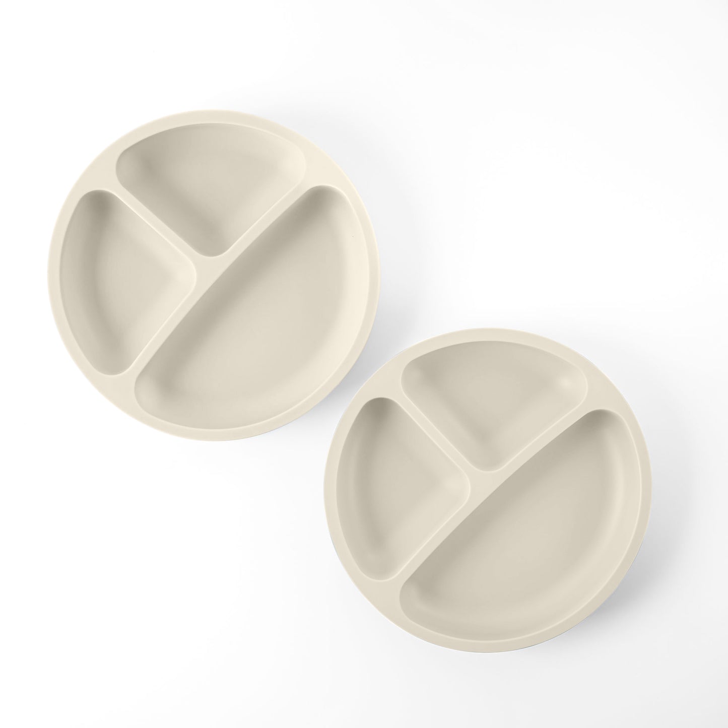 2 Piece Silicone Divider Suction Plate for Baby and Toddler