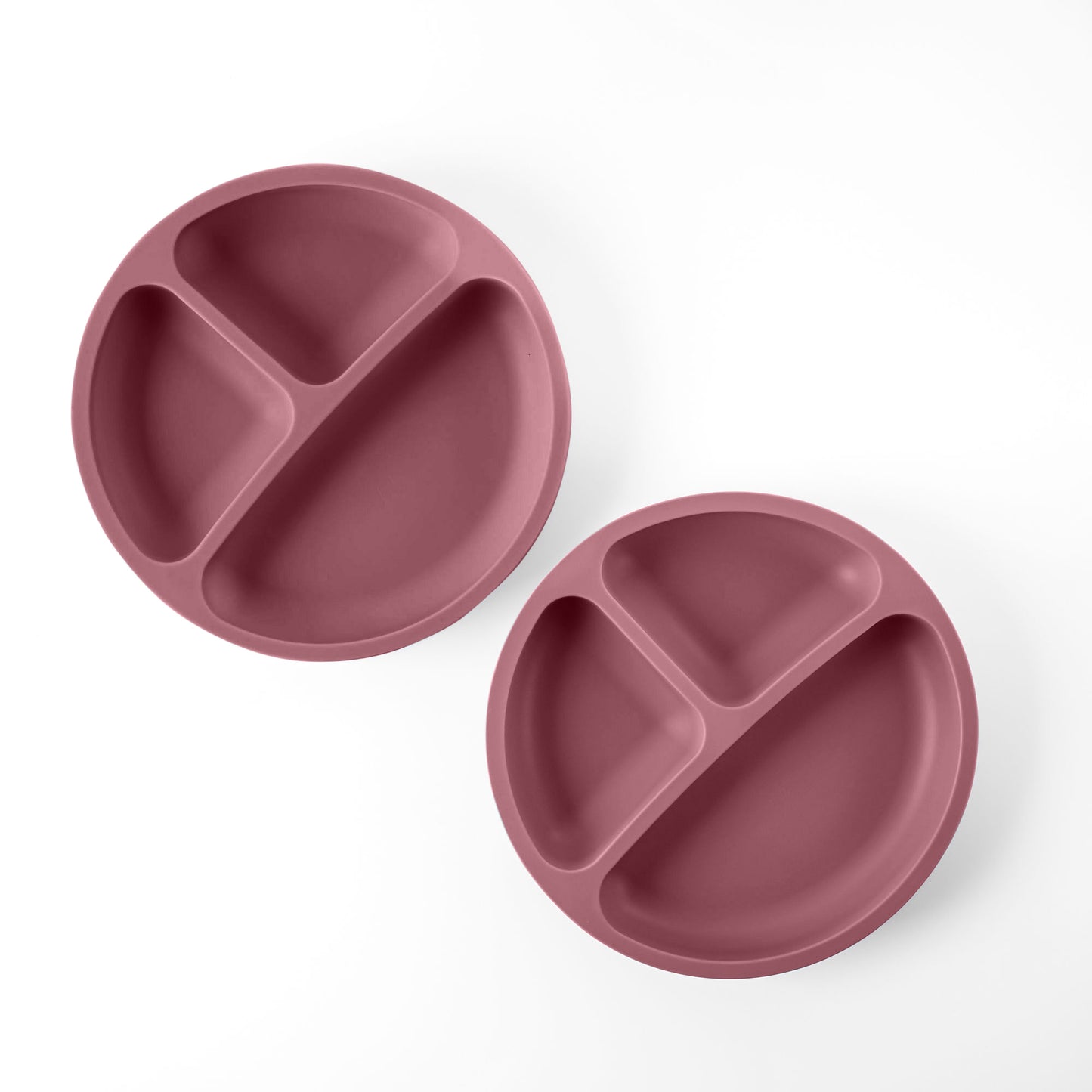 2 Piece Silicone Divider Suction Plate for Baby and Toddler