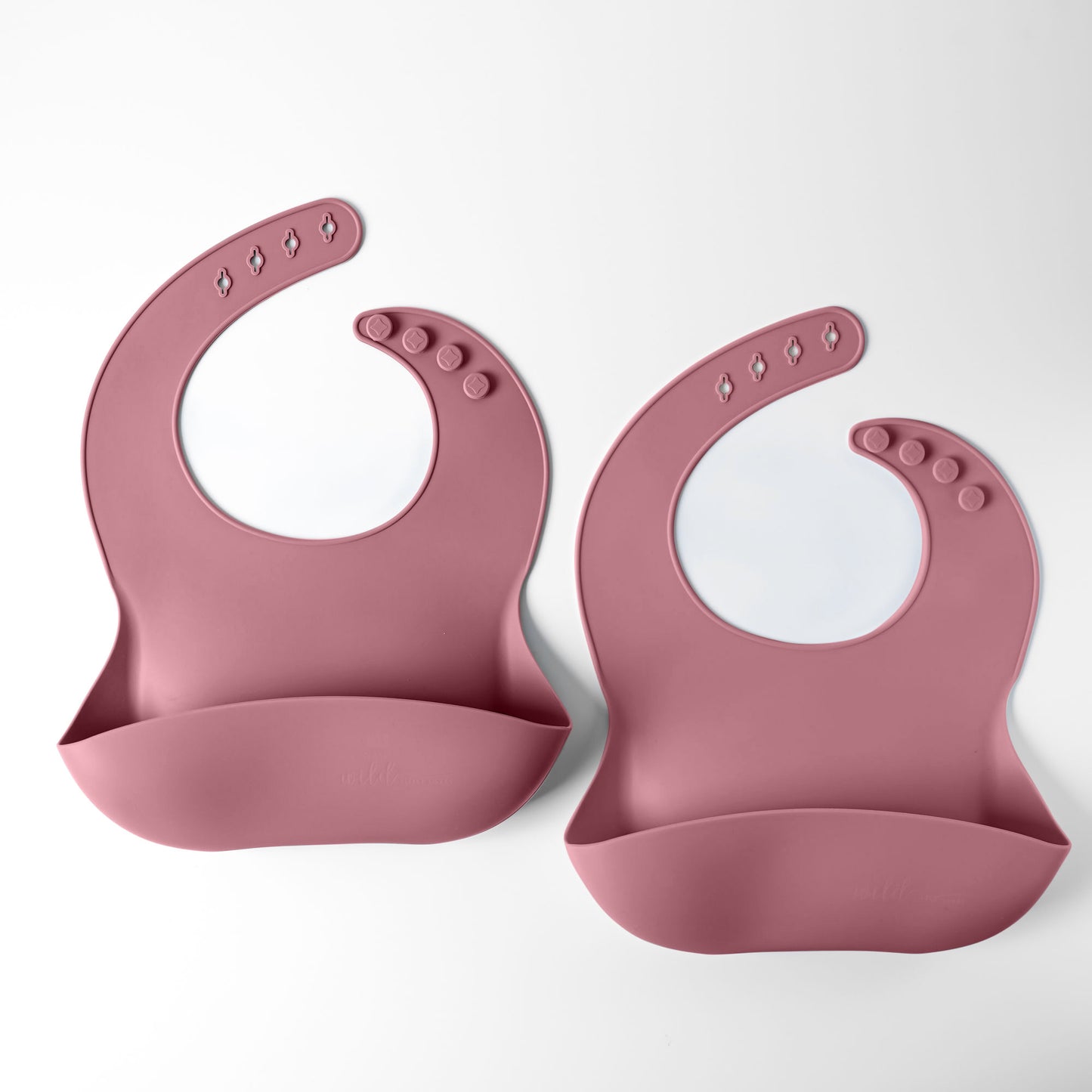 2 Piece Silicone Baby Feeding Bibs
