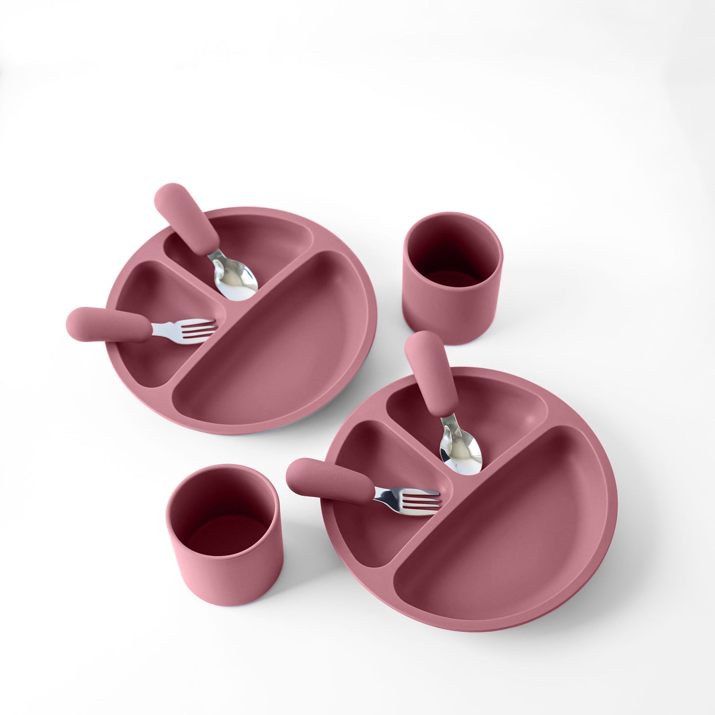 8 Piece Silicone Toddler Feeding Set