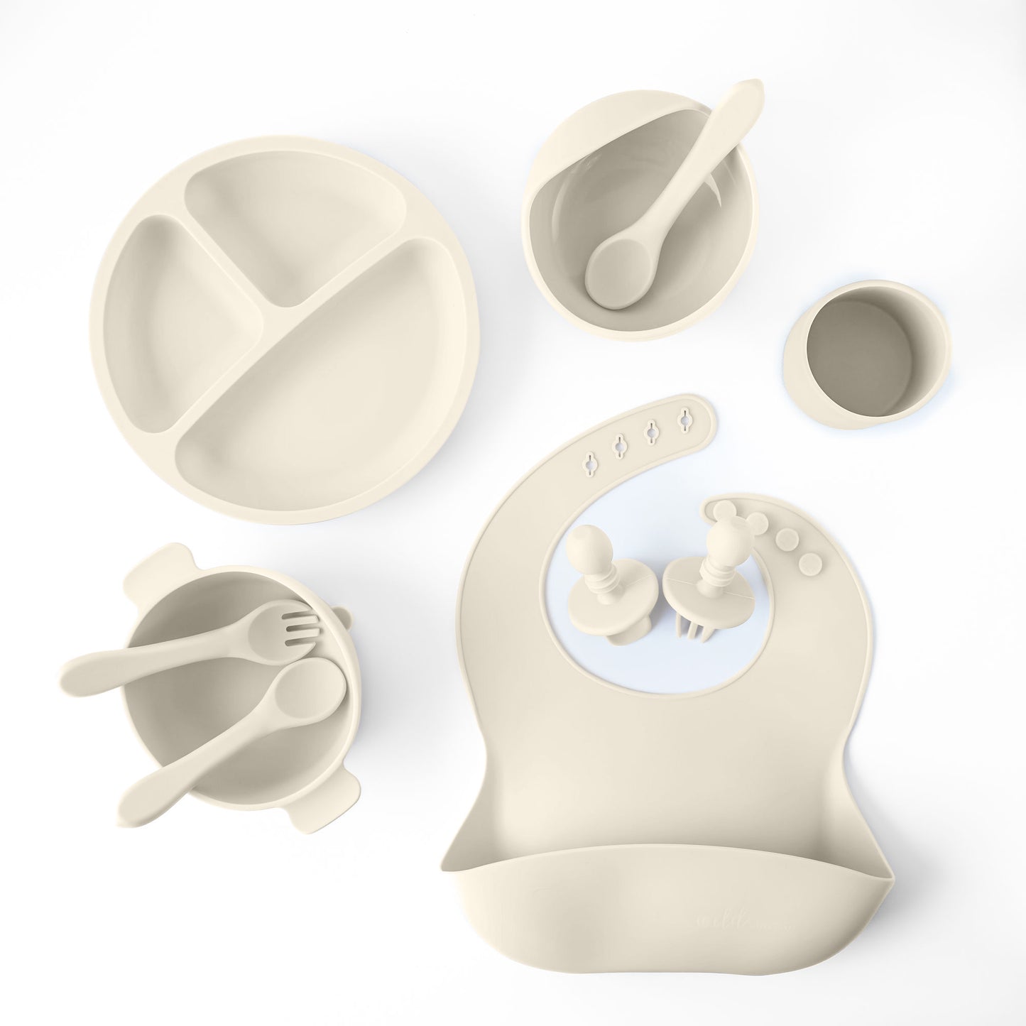 10 Piece Silicone Baby Feeding Set
