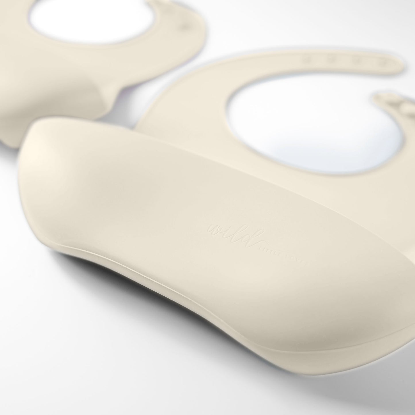 2 Piece Silicone Baby Feeding Bibs