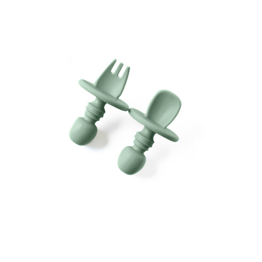 Baby Led Weaning Silicone Spoon & Fork