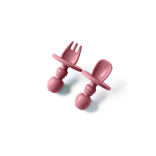 Baby Led Weaning Silicone Spoon & Fork