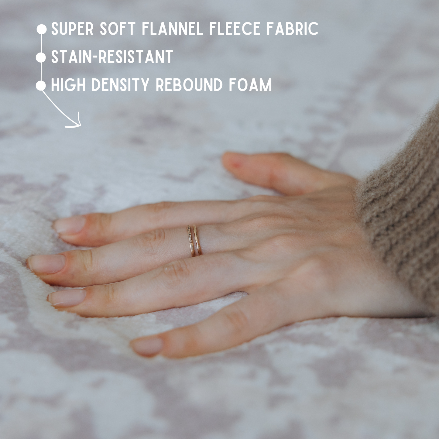 Beige Distressed Persian Soft Play Mat