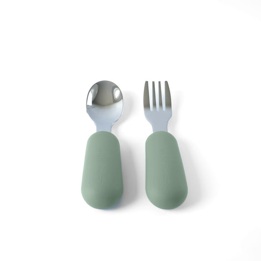 Toddler Stainless Steel Fork & Spoon