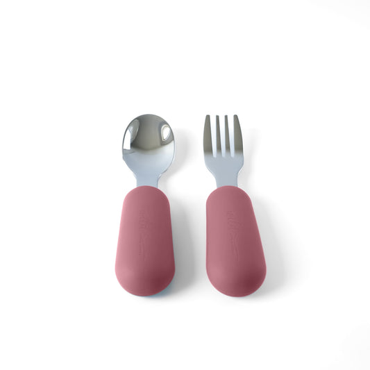 Toddler Stainless Steel Fork & Spoon